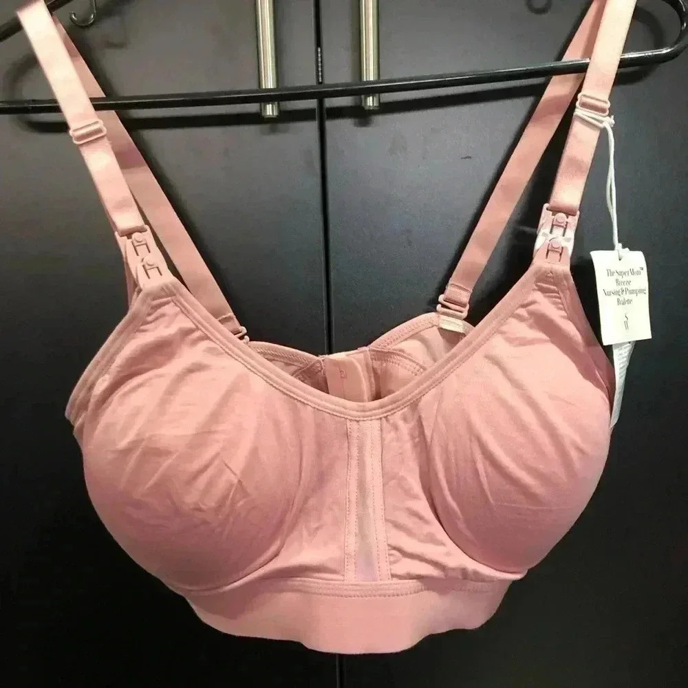 Simple Wishes The Super Mom Breeze Hands Free Nursing/Pumping Bra,adjustable